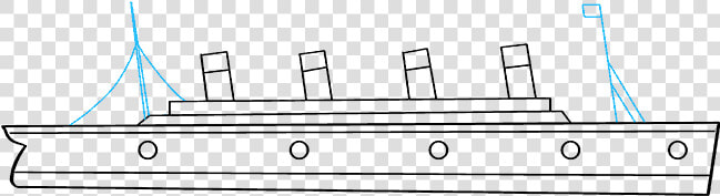 How To Draw Titanic   Titanic Ship Printable Titanic Ship Titanic Coloring  HD Png DownloadTransparent PNG