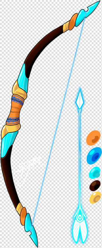 Bow And Arrow Clip Art   Water Bow And Arrow  HD Png DownloadTransparent PNG