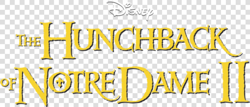 Hunchback Of Notre Dame Ii Logo  HD Png DownloadTransparent PNG