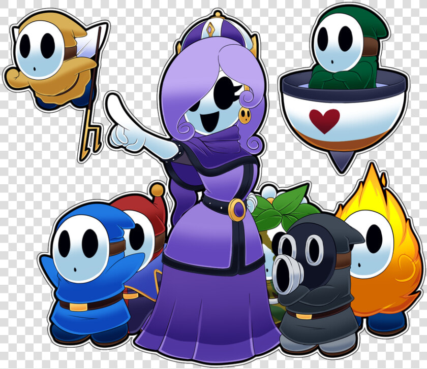 Shy Guy Paper Mario Mask  HD Png DownloadTransparent PNG