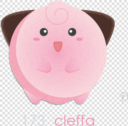 Cleffa the Adorable Baby Fairy Pokemon   Domestic Pig  HD Png DownloadTransparent PNG