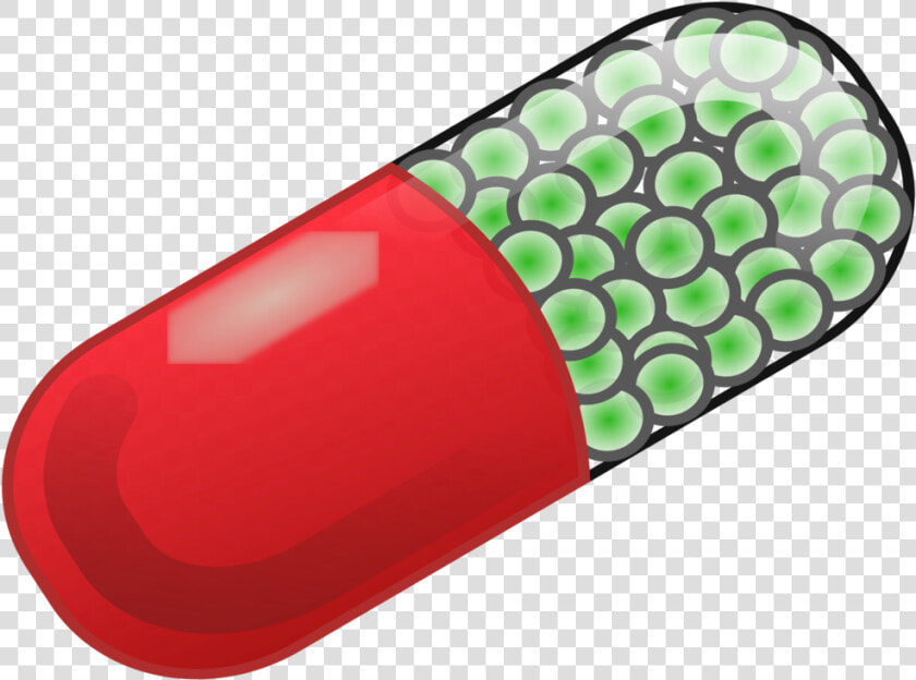 Green red capsule   Capsule Clipart  HD Png DownloadTransparent PNG