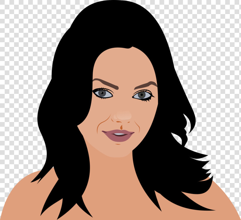 Actress  Beauty  Face  Girl  Head  Portrait  People   Mila Kunis Vector  HD Png DownloadTransparent PNG