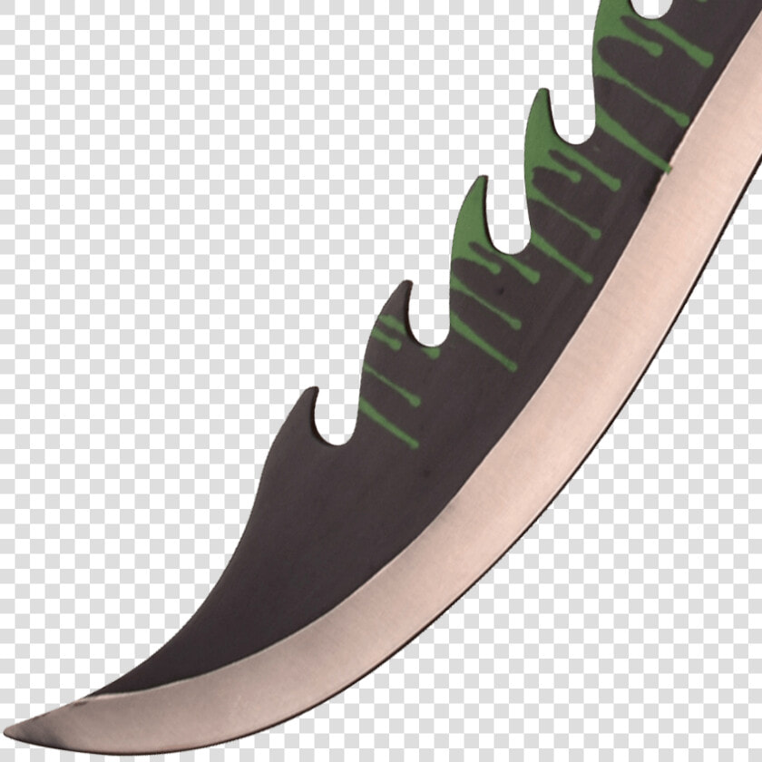 Green Blood Drip Fantasy Short Sword   Knife  HD Png DownloadTransparent PNG