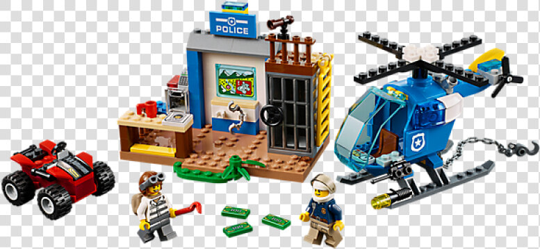 Mountain Police Chase   Lego Juniors Mountain Police Chase  HD Png DownloadTransparent PNG