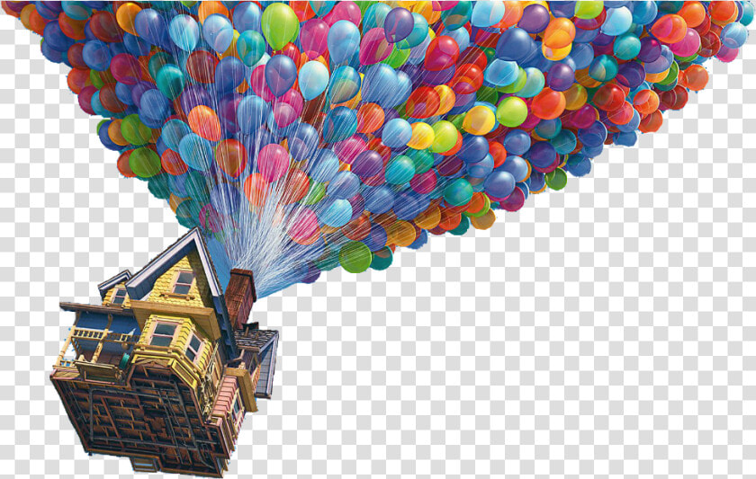 Pixar Up Balloons Png   Happy New Year And Good Night  Transparent PngTransparent PNG