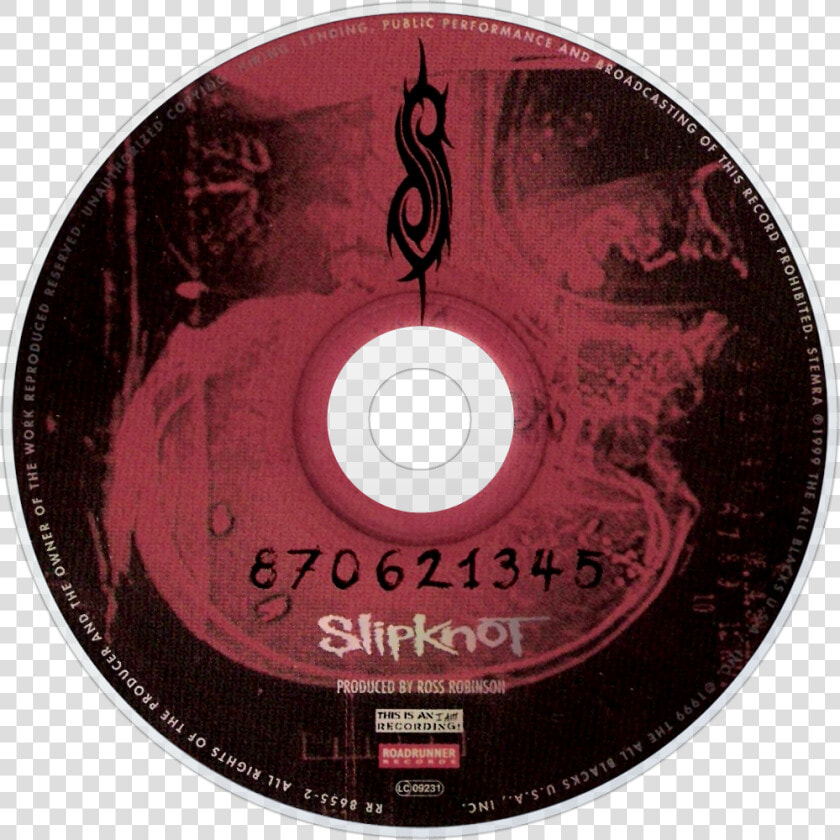 Cdart Artwork   Slipknot Cd  HD Png DownloadTransparent PNG