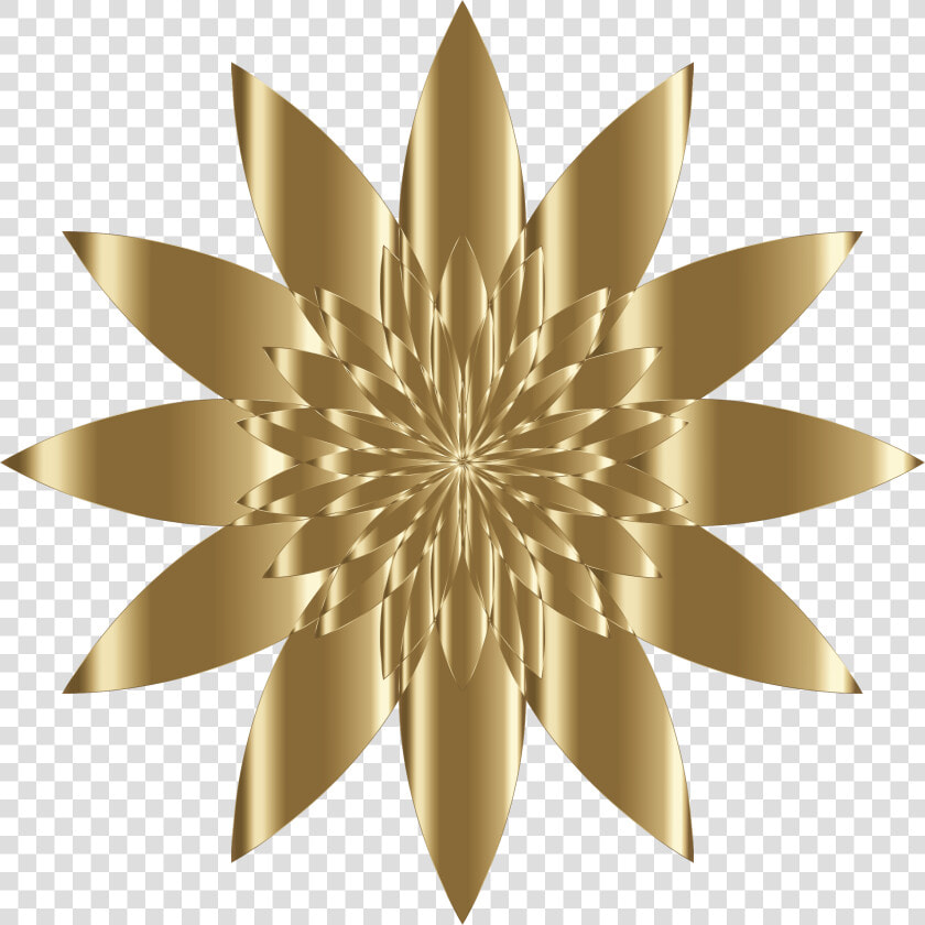 This Free Icons Png Design Of Chromatic Flower 5 No   Golden Flower No Background  Transparent PngTransparent PNG