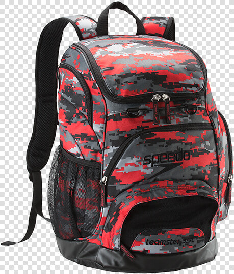 Speedo Teamster Backpack 35l Red Alert  HD Png DownloadTransparent PNG