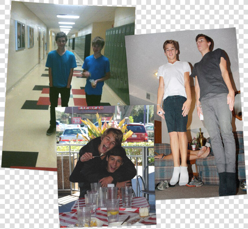 A Collage Of Tucker And I From High School   Photographic Paper  HD Png DownloadTransparent PNG