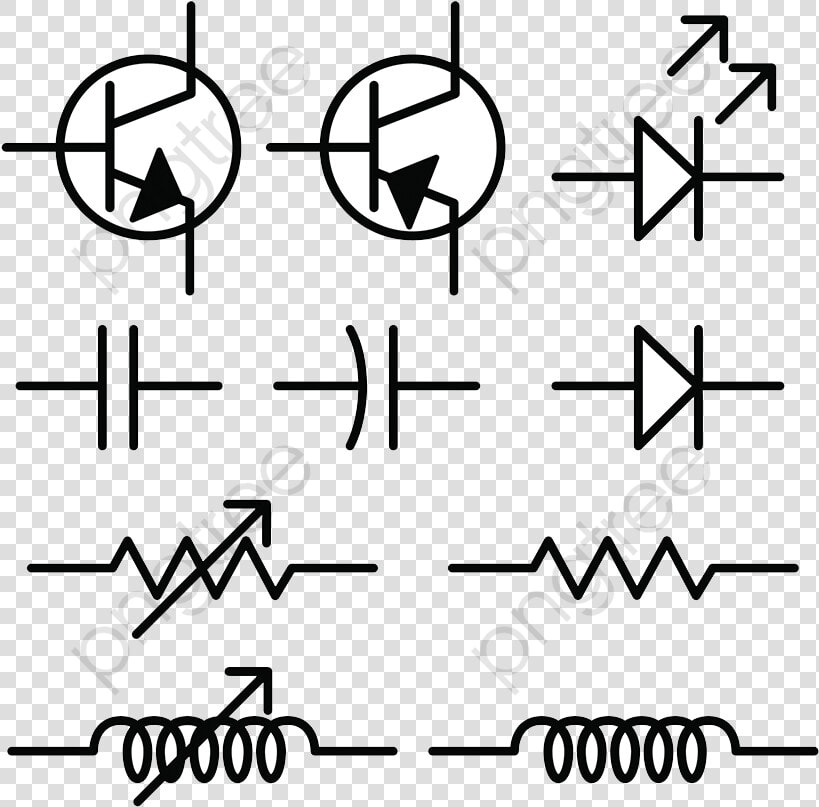 Physical Circuit Icon Electronic Transparent Background   Electronic Ckt Icon File  HD Png DownloadTransparent PNG