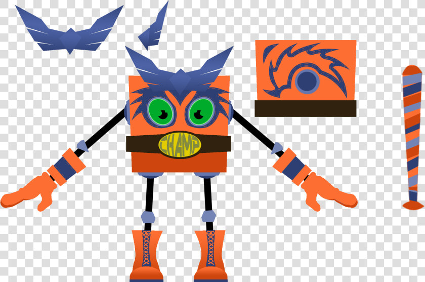 Luchador Costume Concept Art   Cartoon  HD Png DownloadTransparent PNG