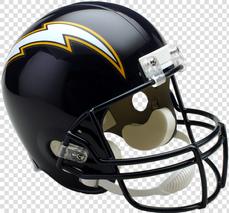 San Diego Chargers Vsr4 Replica Throwback Helmet   Football Helmet  HD Png DownloadTransparent PNG