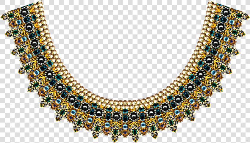 Jwellery Kurti Neck Design For Textile   Necklace  HD Png DownloadTransparent PNG