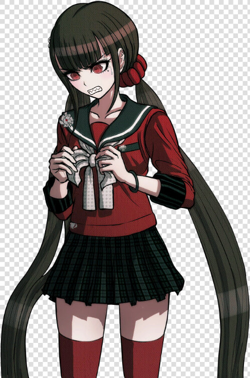 Maki With Sharp Teeth For Anon   Maki Danganronpa Sprites  HD Png DownloadTransparent PNG