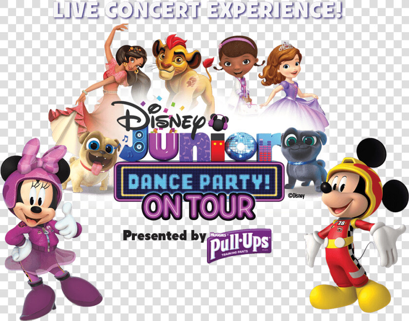 Disney Junior Dance Party Tour   Disney Junior Dance Party On Tour 2018  HD Png DownloadTransparent PNG