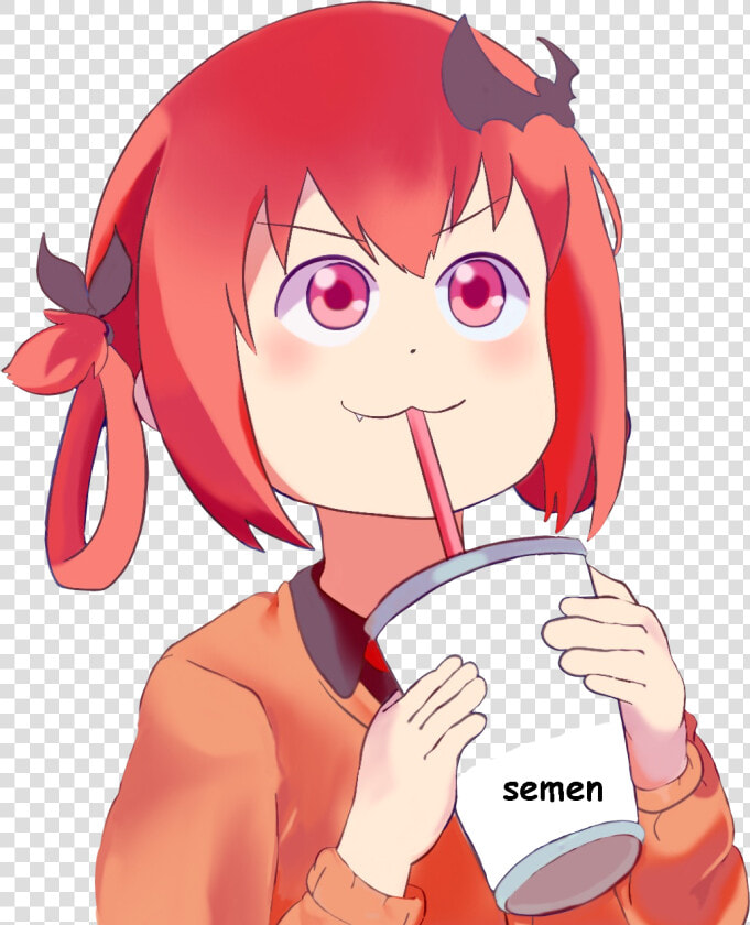 Satania Drinking  HD Png DownloadTransparent PNG