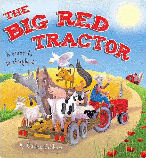 Big Red Tractor Little Hippo  HD Png DownloadTransparent PNG