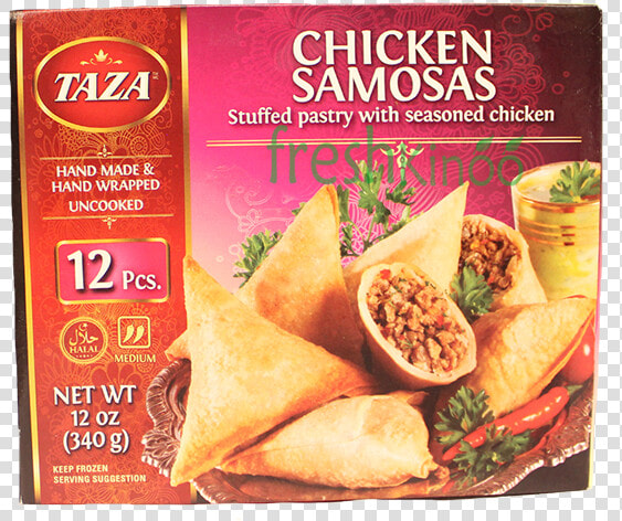 Chicken Samosa 12ct   Taza Samosa  HD Png DownloadTransparent PNG