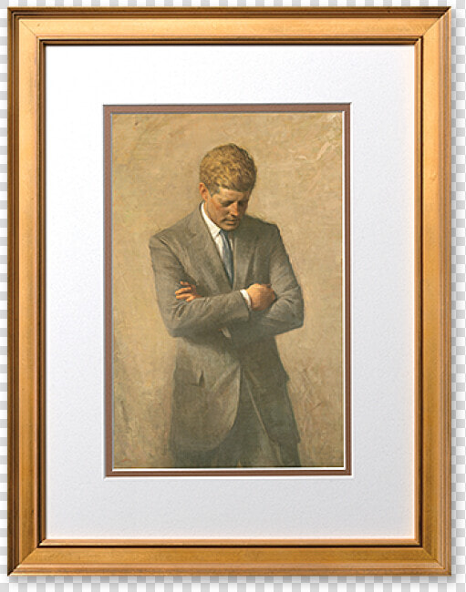 President John F  Kennedy Official Portrait By Aaron  HD Png DownloadTransparent PNG