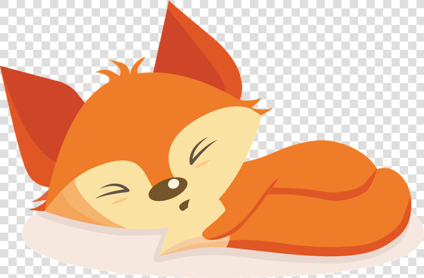 Fox  Redhead  Dream  Fauna  Forest  Vacation  Cute   Cute Sleeping Baby Fox Art  HD Png DownloadTransparent PNG