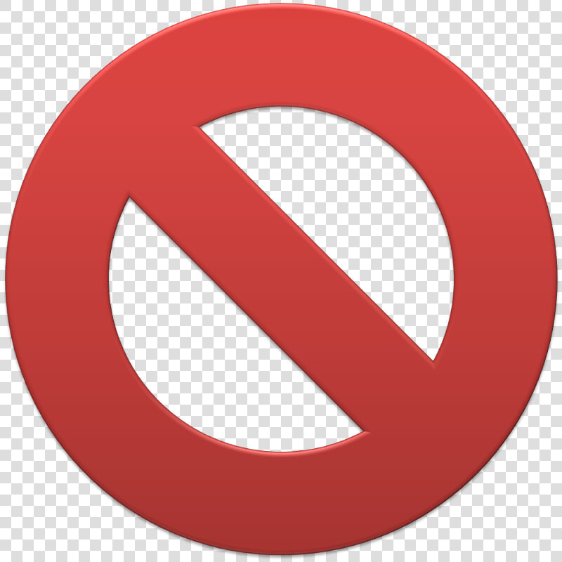 Cancel Or Deny Permit   Red No Signal  HD Png DownloadTransparent PNG