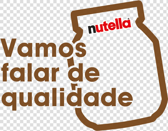 Clip Art Vamos Falar De Qualidade   Nutella  HD Png DownloadTransparent PNG