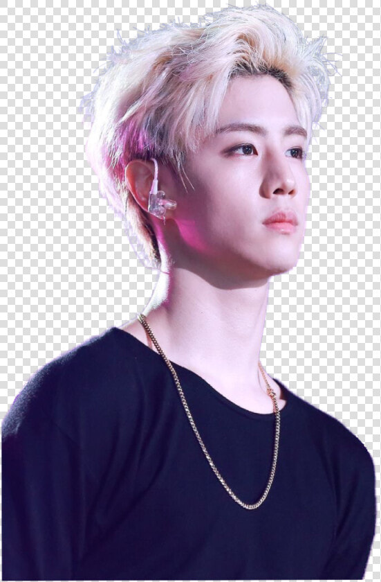  mark  tuan  got7  kpop  handsome  blonde  black  hair   Got7 Mark Blonde Hair  HD Png DownloadTransparent PNG