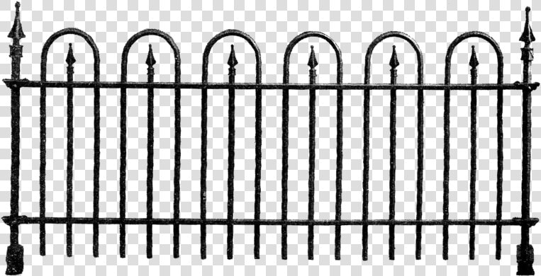 Fence Png Clipart   Fence Clipart Black And White  Transparent PngTransparent PNG