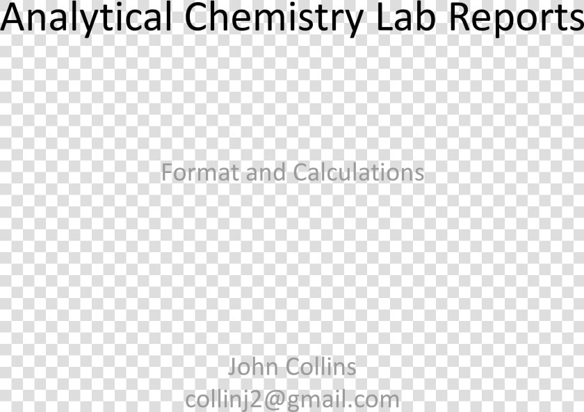 Analytical Chemistry Lab Report Main Image   Resenha Em Um Trabalho  HD Png DownloadTransparent PNG