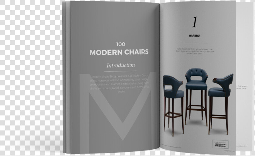 Ebook Modern Chairs   Graphic Design  HD Png DownloadTransparent PNG