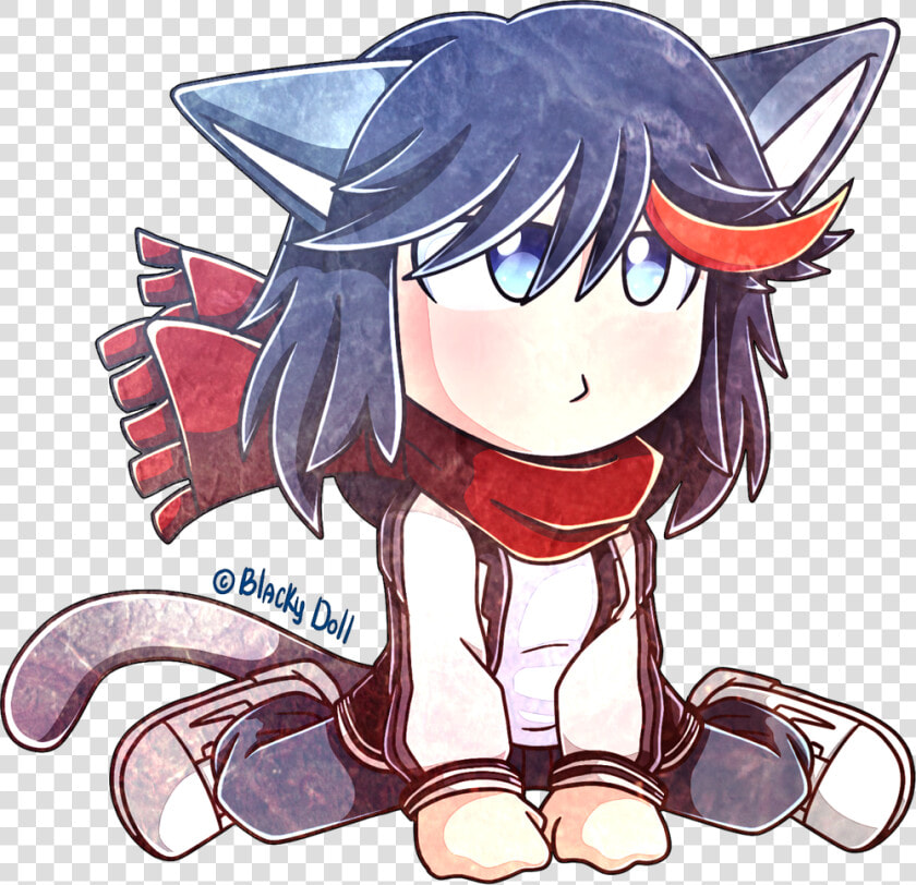 Obladky Doll Ryuko Matoi Satsuki Kiryuin Aikuro Mikisugi   Kill La Kill Neko  HD Png DownloadTransparent PNG