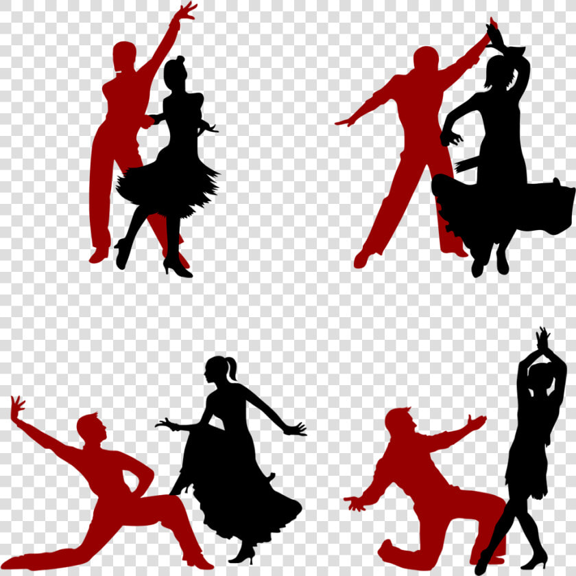 Latin Dance Silhouette Ballet   Salsa Dance Pose Png  Transparent PngTransparent PNG