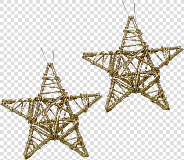 2 Stars Gold Glitter 15cm   Overhead Power Line  HD Png DownloadTransparent PNG