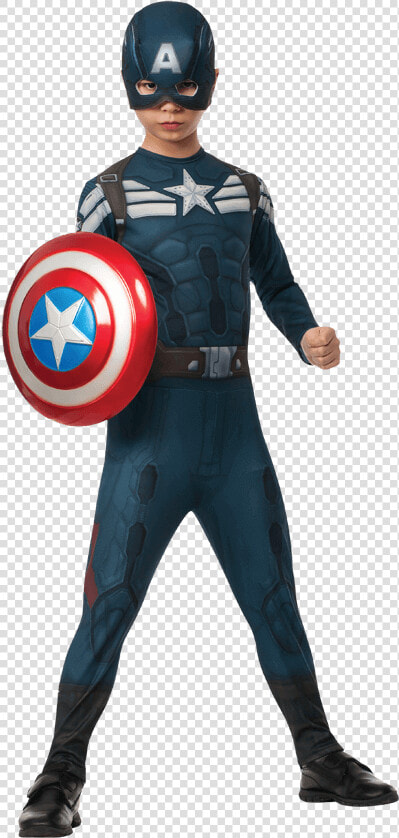 Stealth Captain America Kids Costume   Captain America Kid Png  Transparent PngTransparent PNG