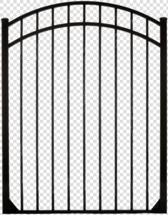 Universal Fence   Arched Aluminum Gate  HD Png DownloadTransparent PNG