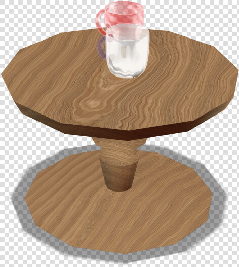 Wooden Table With 2 Glasses   Coffee Table  HD Png DownloadTransparent PNG