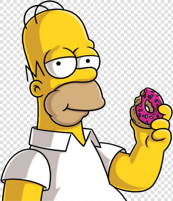  homer  homero  homersimpson  homersimpsons  homerosimpson   Simpsons Eating A Donut  HD Png DownloadTransparent PNG