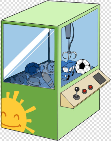 The Claw Arcade Machine   Arcade Toy Machine Clipart  HD Png DownloadTransparent PNG