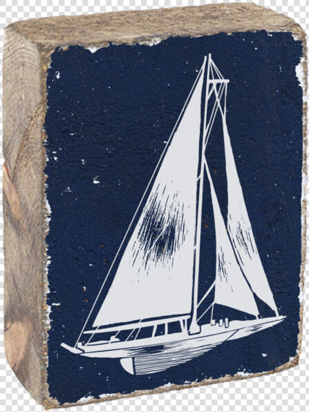 Nautical Sailboat Rustic Block By Rustic Marlin Home   Rustic Marlin  HD Png DownloadTransparent PNG