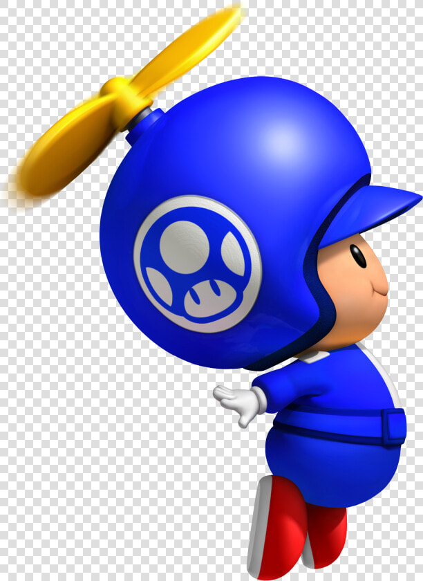 New Super Mario Bros Wii Blue Toad  HD Png DownloadTransparent PNG