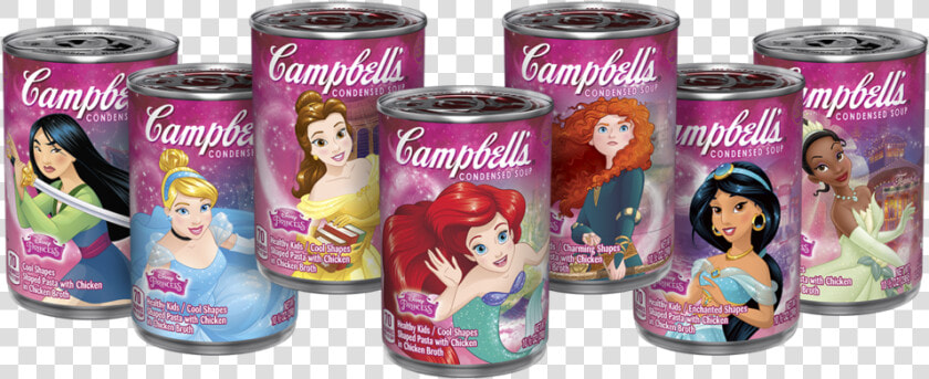 Disney Princess Cans   Campbell  39 s Disney Princess Soup  HD Png DownloadTransparent PNG