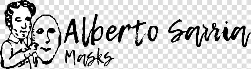 Alberto Sarria Masks   Calligraphy  HD Png DownloadTransparent PNG