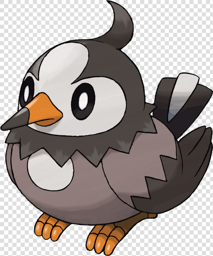 Via Bulbapedia   Starly Pokemon  HD Png DownloadTransparent PNG