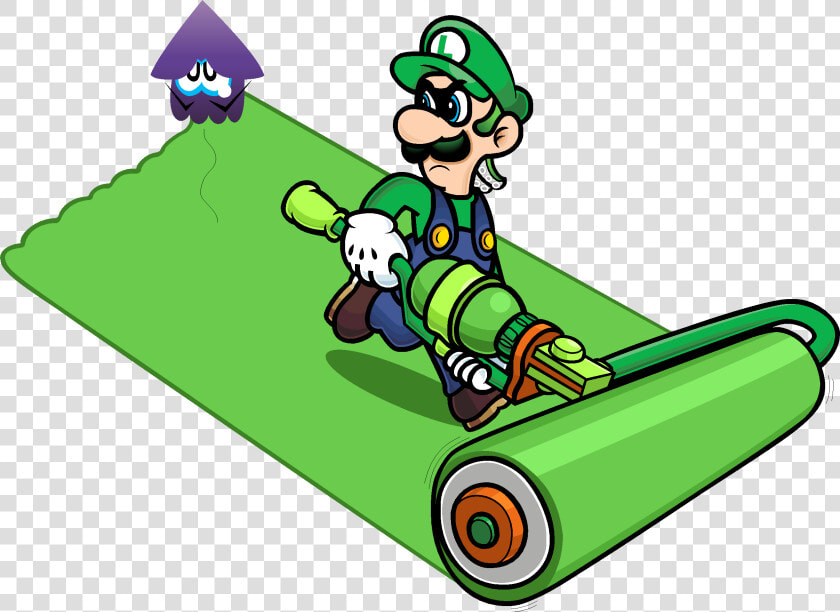 Mario Mario Luigi Green Clip Art Product   Luigi Death Stare Splatoon  HD Png DownloadTransparent PNG