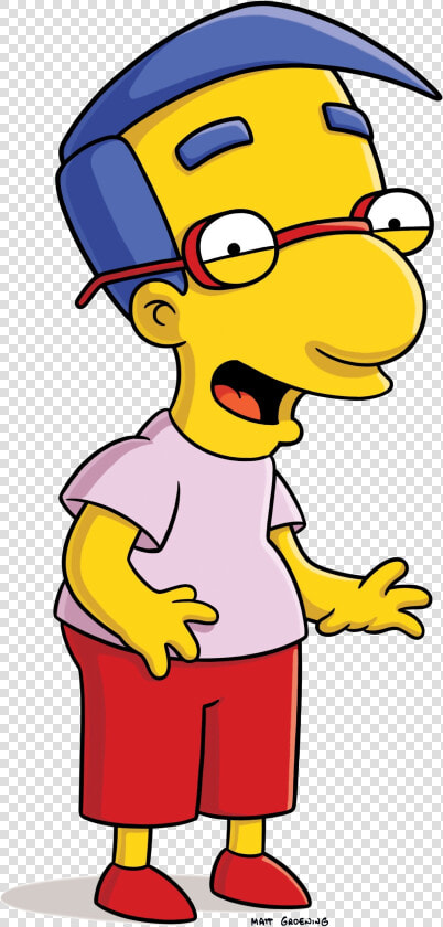 Transparent Silueta De Mujer Png   Simpsons Milhouse Van Houten  Png DownloadTransparent PNG