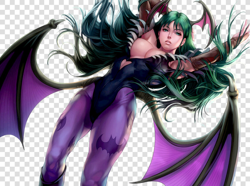 Morrigan Darkstalkers Render   Png Download   Succubus Morrigan  Transparent PngTransparent PNG