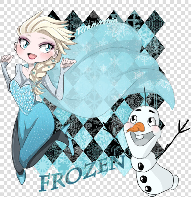 Fan Art  Frozen Elsa And Olaf By Rinnichin   Frozen Fanart Elsa And Olaf  HD Png DownloadTransparent PNG