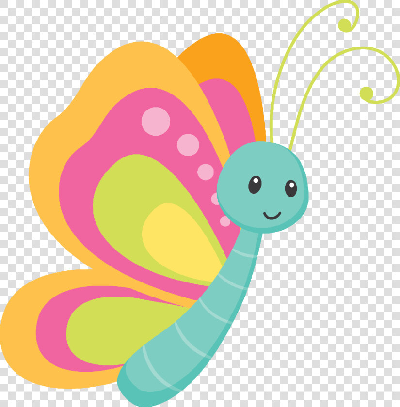 Clipart Bilder Schmetterlinge   Cute Baby Butterfly Cartoon  HD Png DownloadTransparent PNG