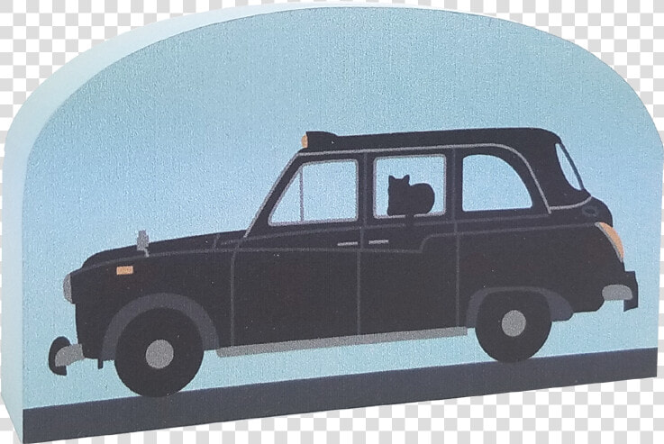 Black Taxi Cab Of London Handcrafted In Wood By The   Austin Fx4  HD Png DownloadTransparent PNG